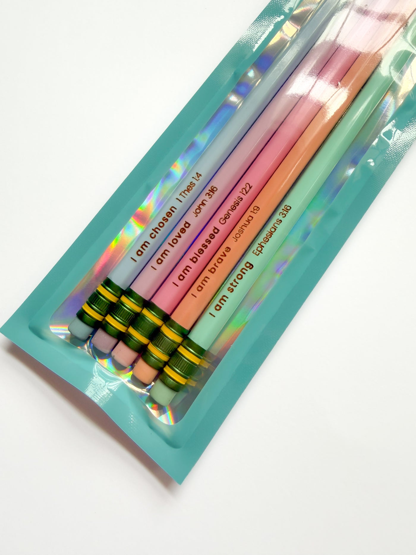 Bible Affirmation Pencil Set