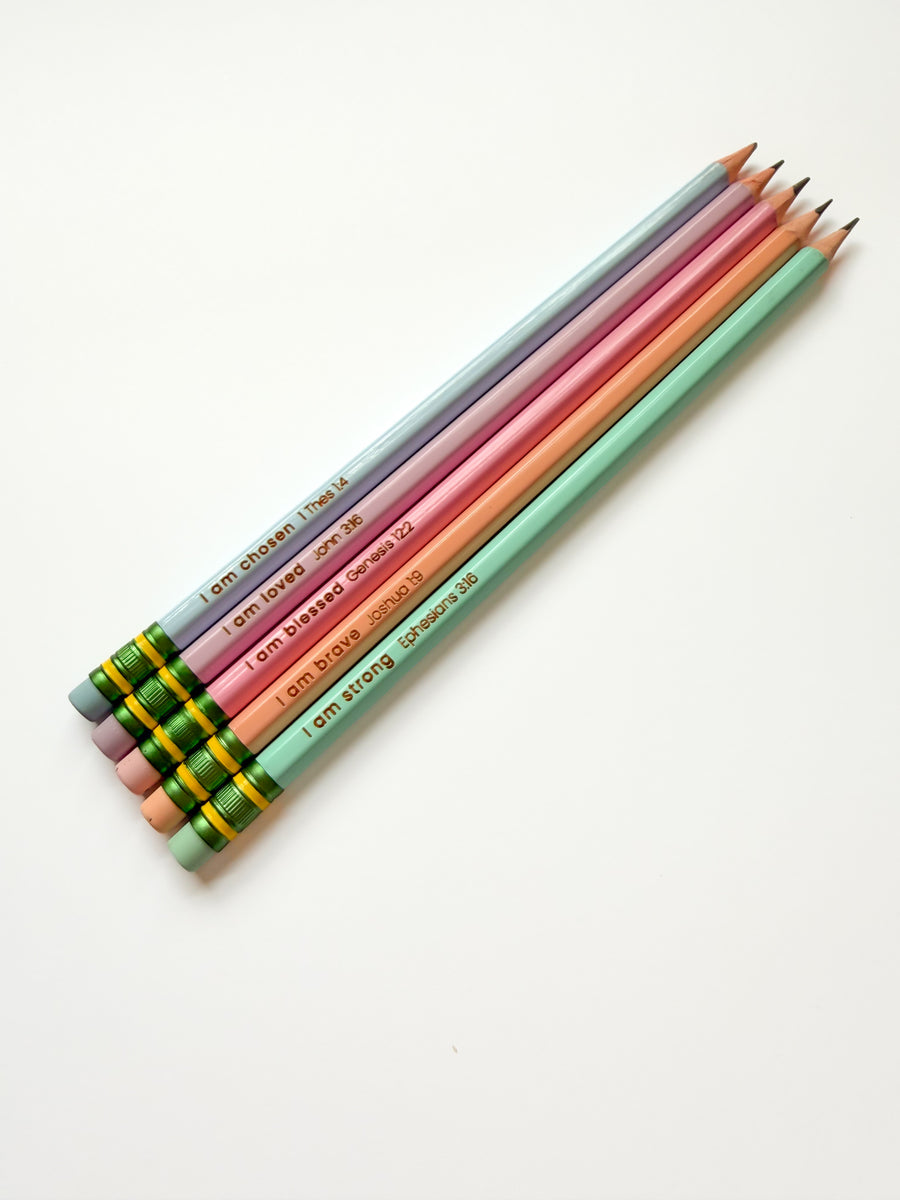 Bible Affirmation Pencil Set