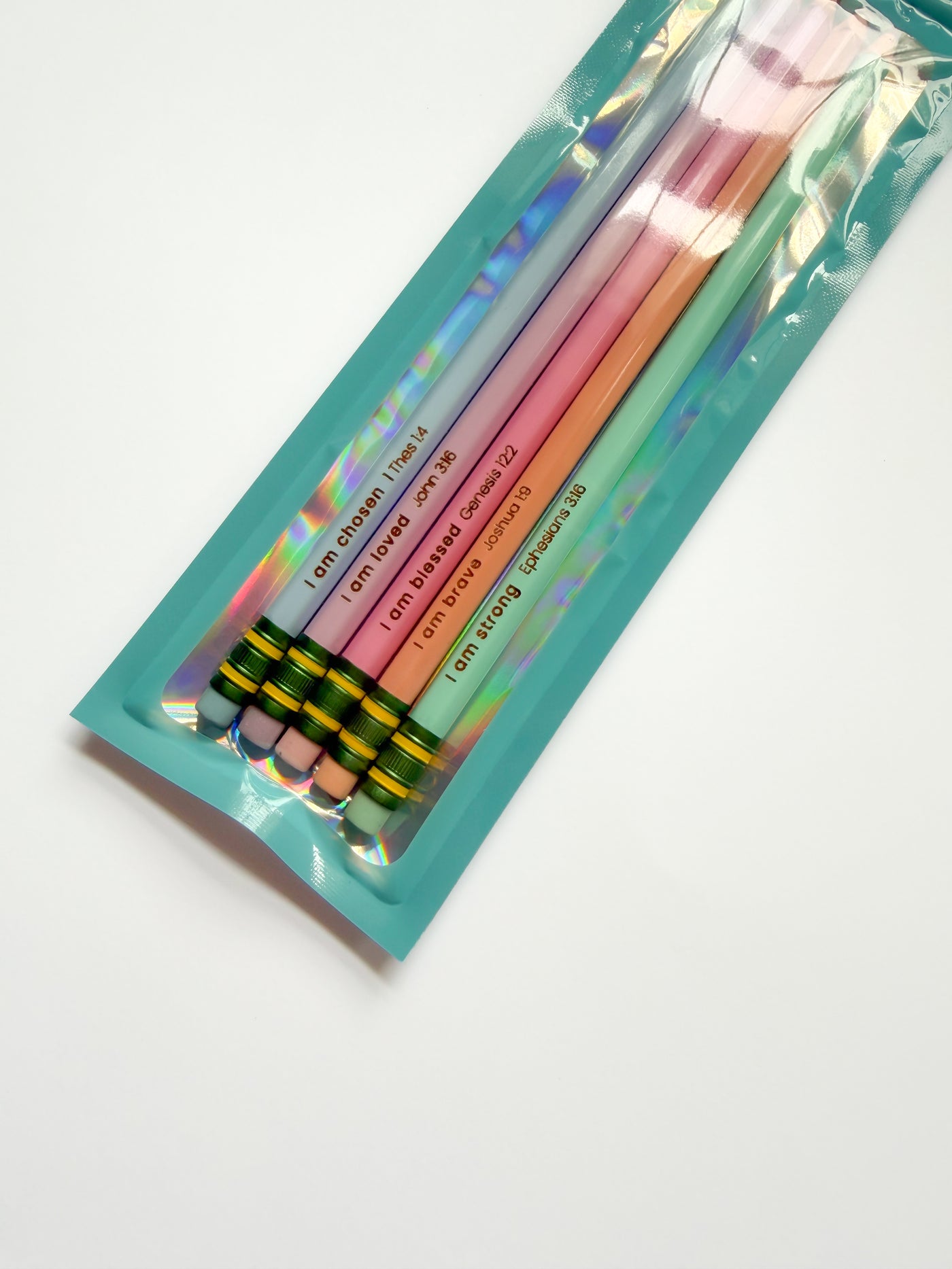 Bible Affirmation Pencil Set