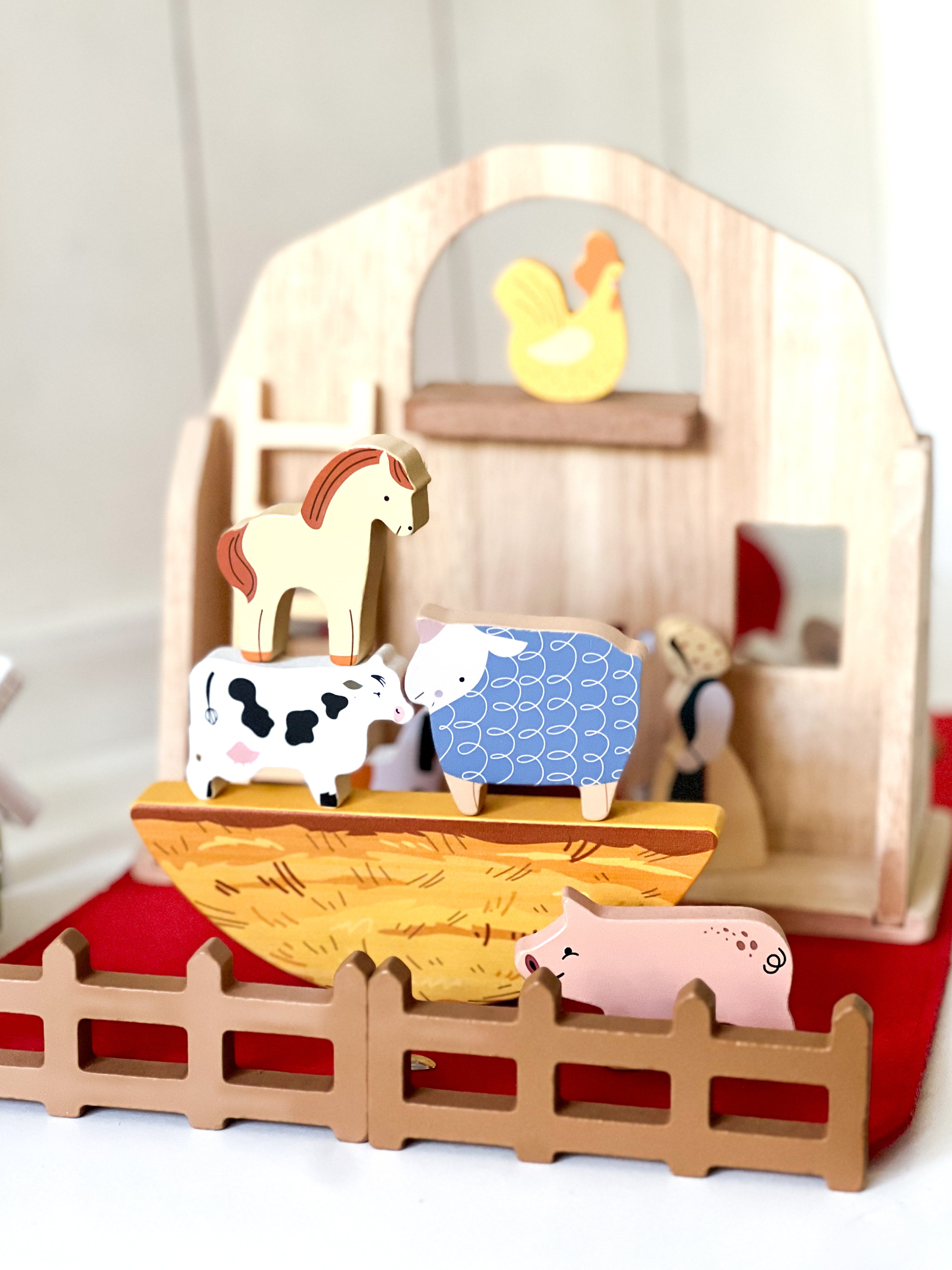 Faithful Farm Friends: The Foldable Blessing Barn