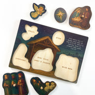 Christmas Nativity Peg Puzzle