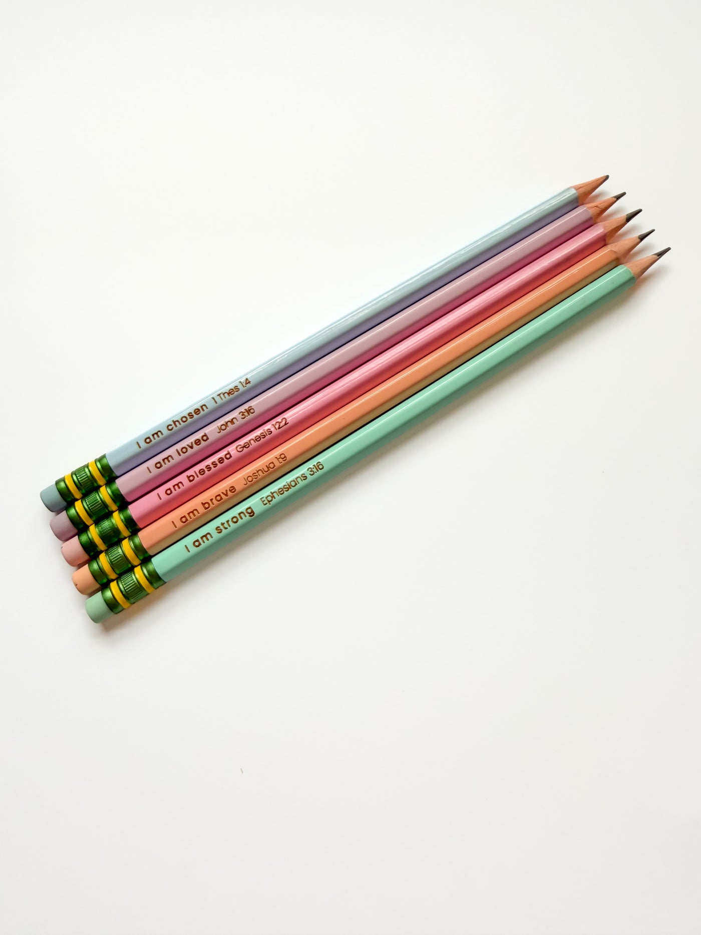 Bible Affirmation Pencil Set