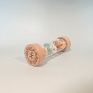 Chi-Rho Christian Beaded Raindrops - Montessori Wooden Rainmaker