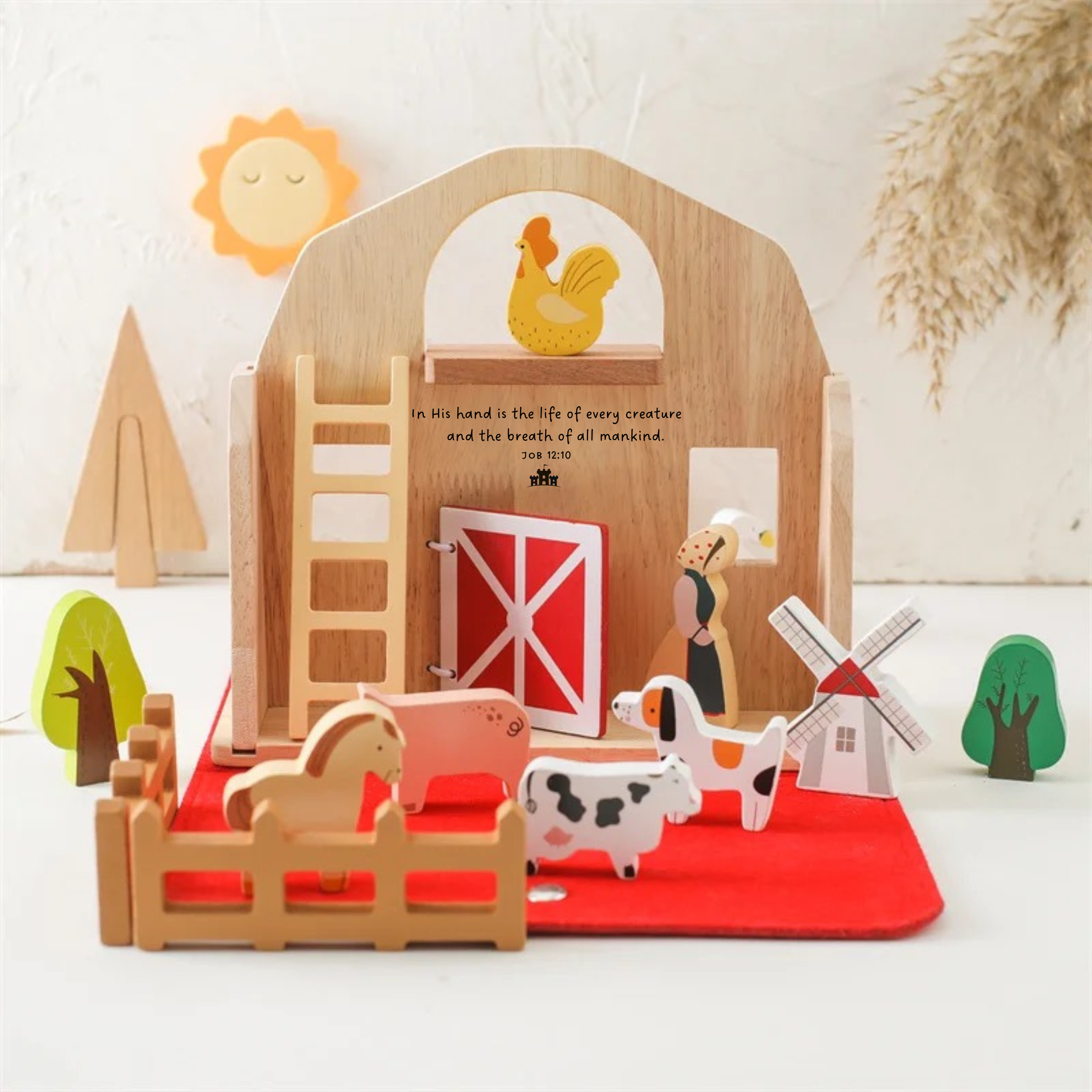 Faithful Farm Friends: The Foldable Blessing Barn