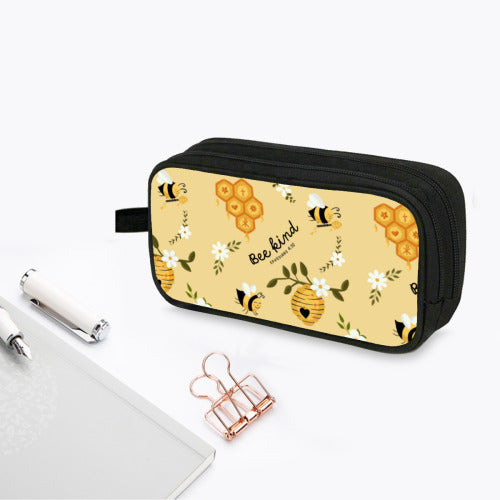 *NEW* Bee Kind Pencil Pouch - Double Zipper