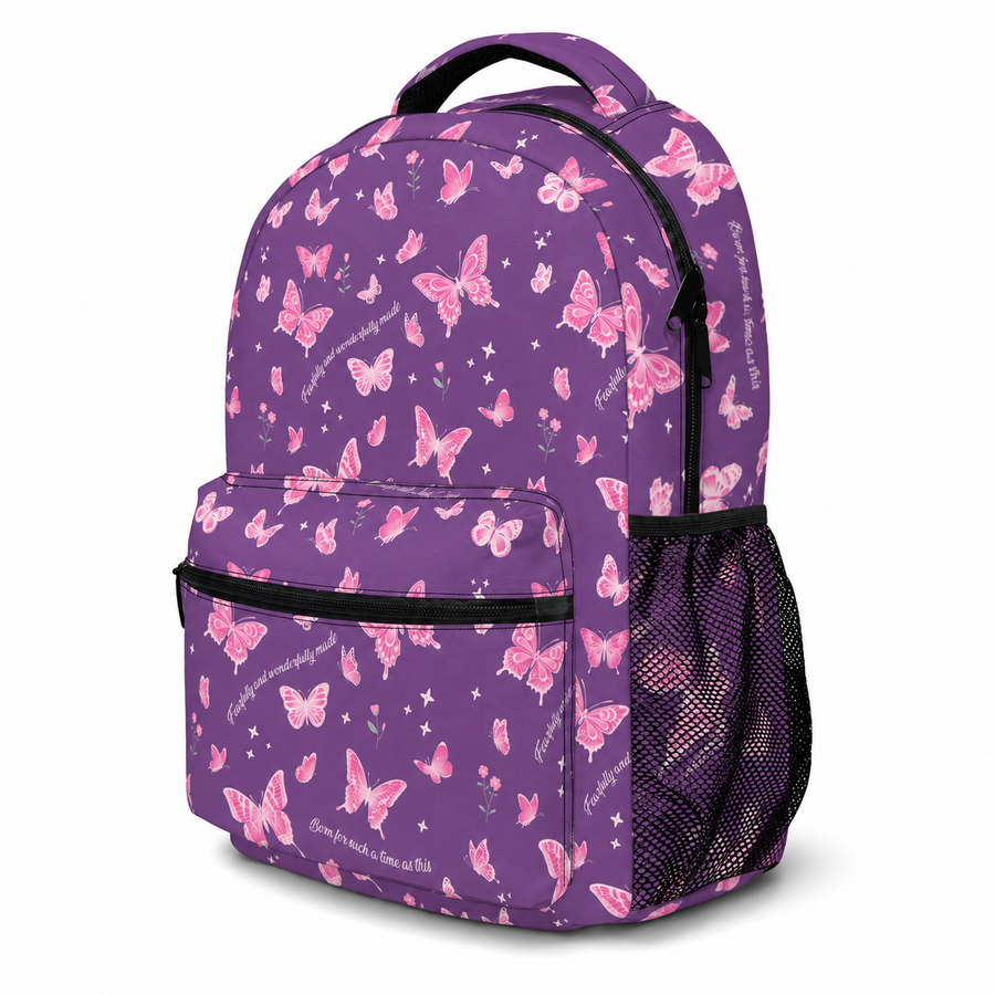 Butterfly Fearfully and Wonderfully Made Backpack Bundle