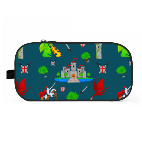 Knight in Shining Armor Pencil Pouch - Double Zipper