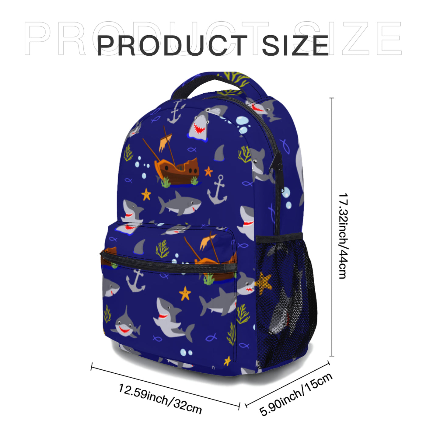 Shark Attack Backpack Bundle