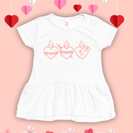 Holy Family Hearts - Peplum Top