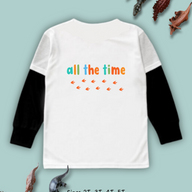 God is Good Dinosaur Long Sleeve Twofer Tee