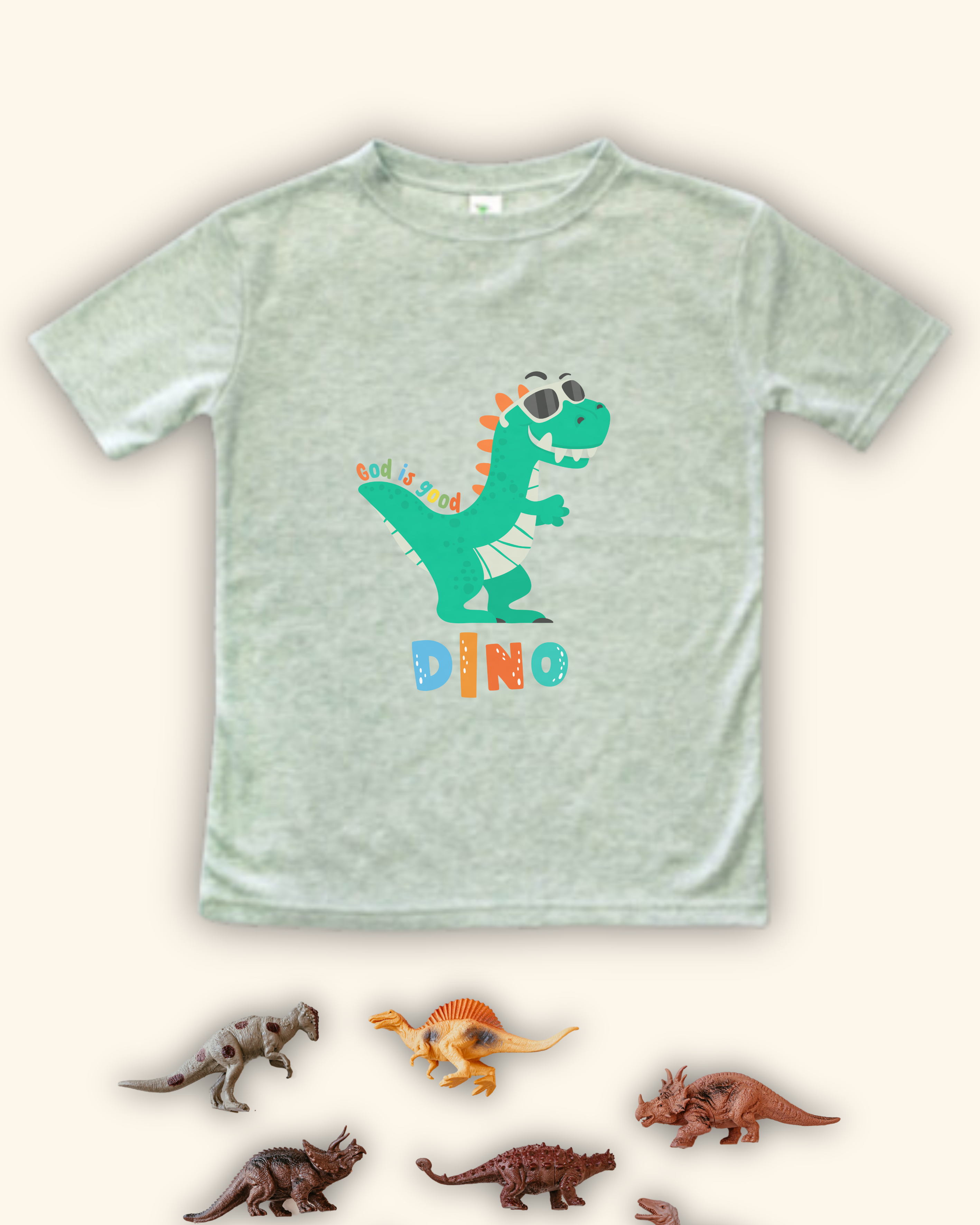 God is Good Dinosaur Short Sleeve Tee