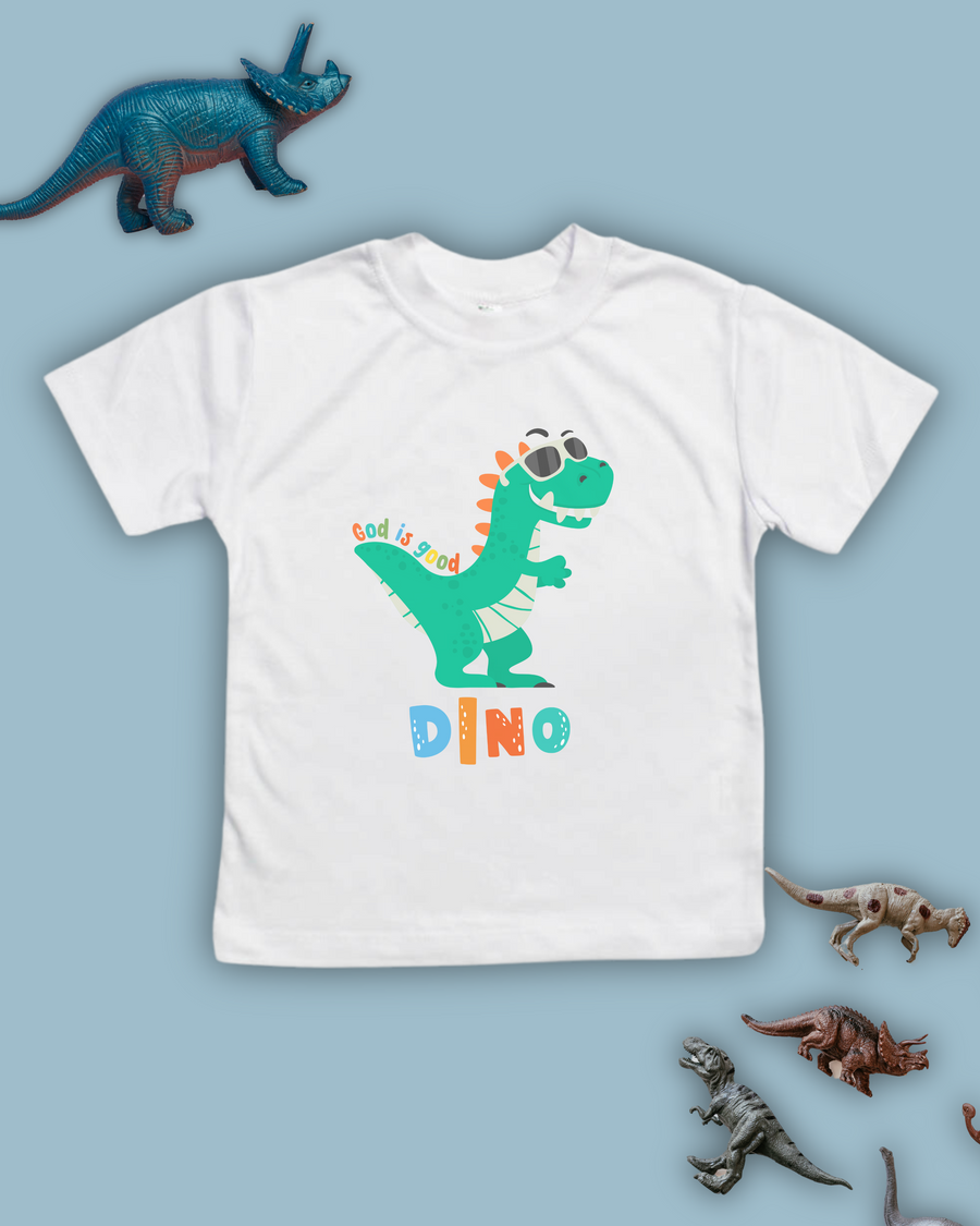 God is Good Dinosaur Short Sleeve Tee