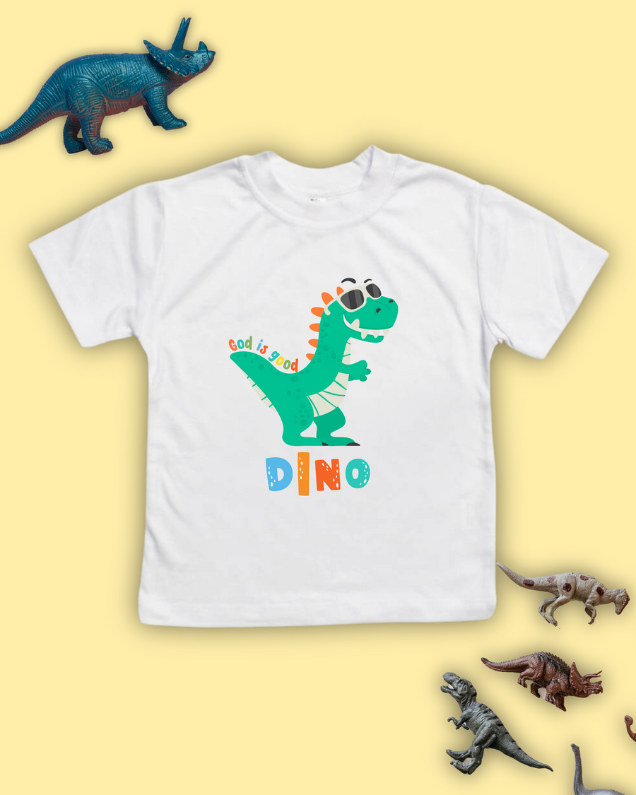 God is Good Dinosaur Short Sleeve Tee