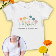 Wildflowers Short Sleeve Scallop Trim Tee