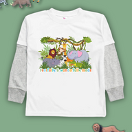 Sacred Safari Long Sleeve Twofer Tee