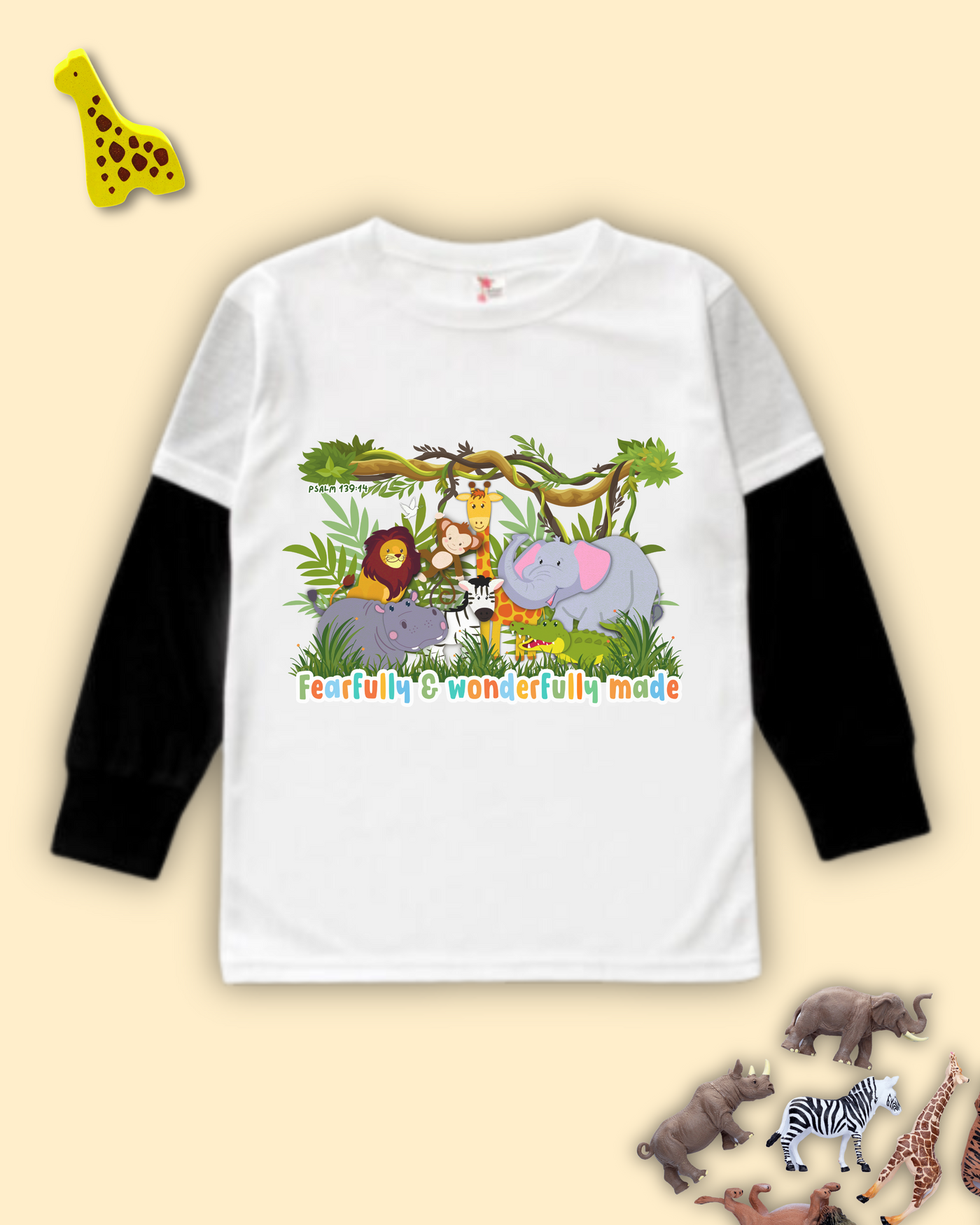 Sacred Safari Long Sleeve Twofer Tee