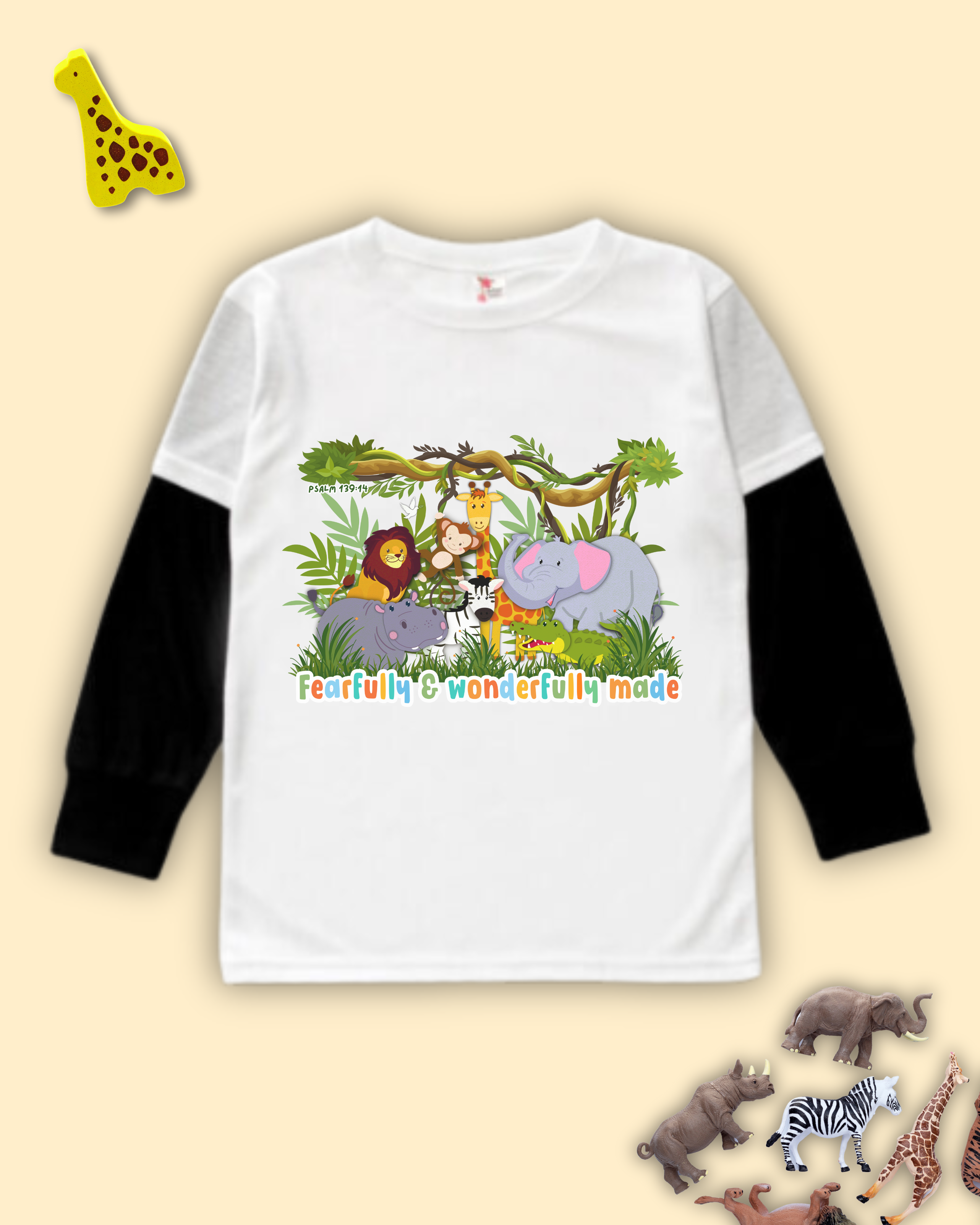 Sacred Safari Long Sleeve Twofer Tee