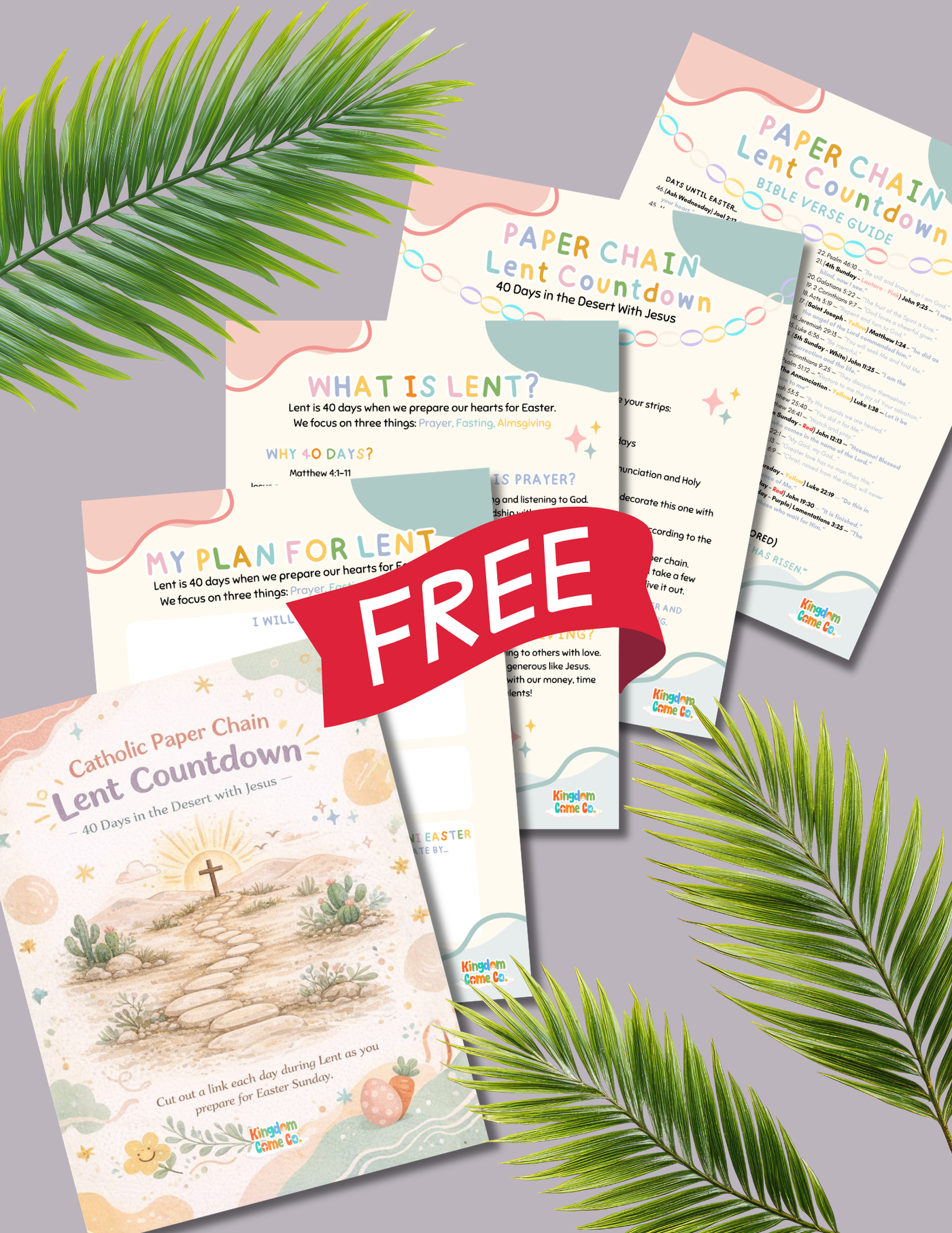 Paper Chain Lent Countdown