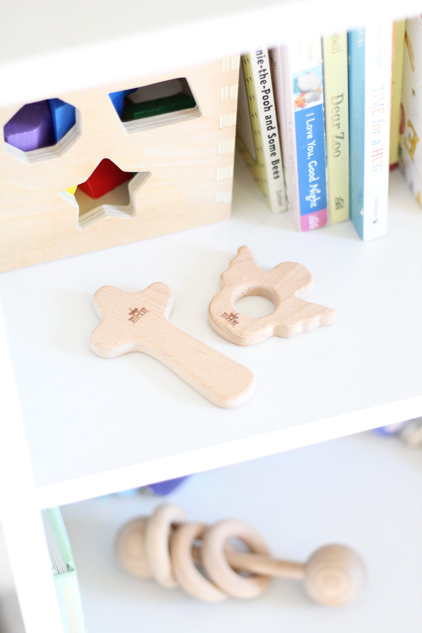 Christian Wooden Baby Teethers Set of 3