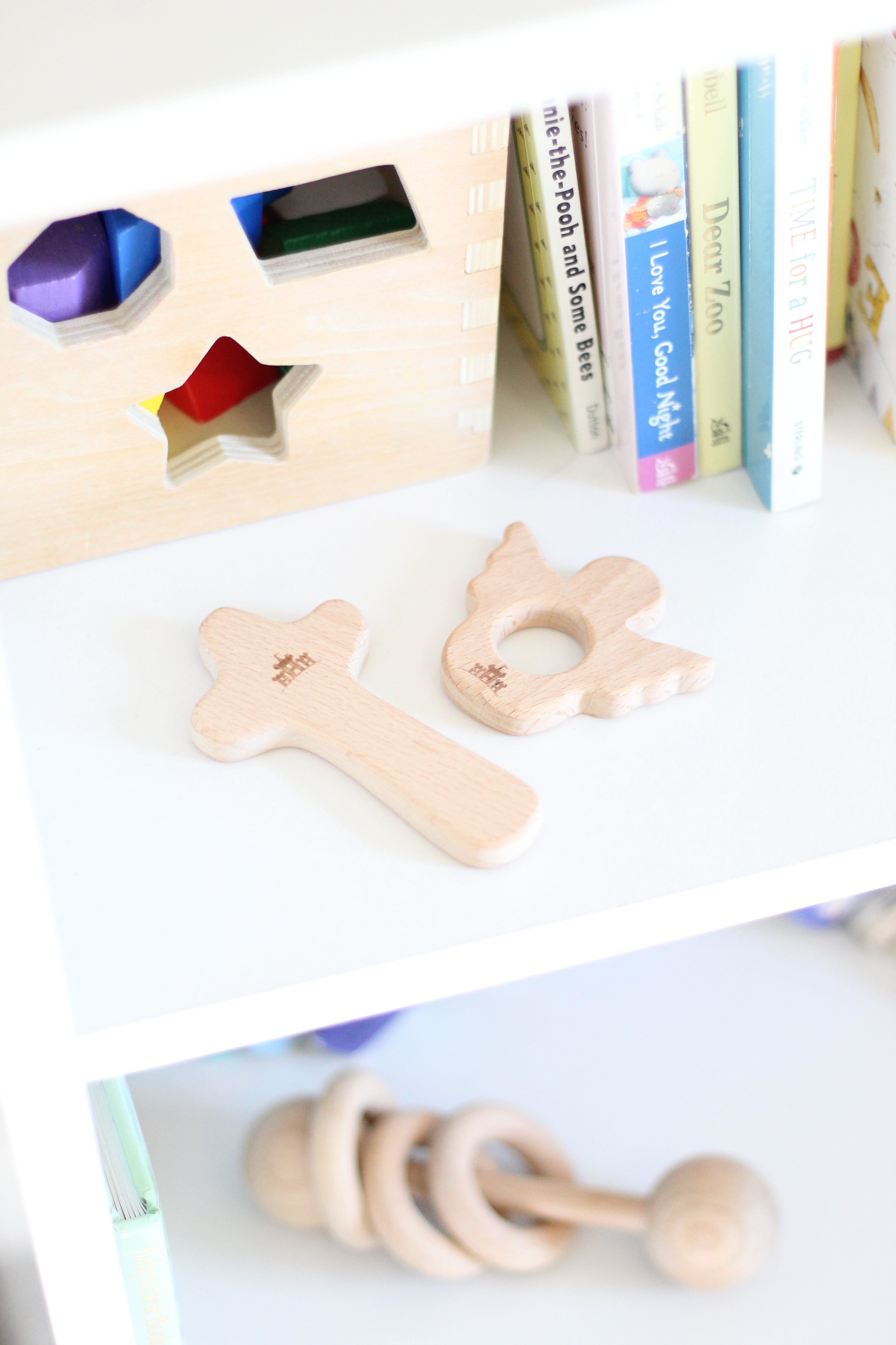 Christian Wooden Baby Teethers Set of 3
